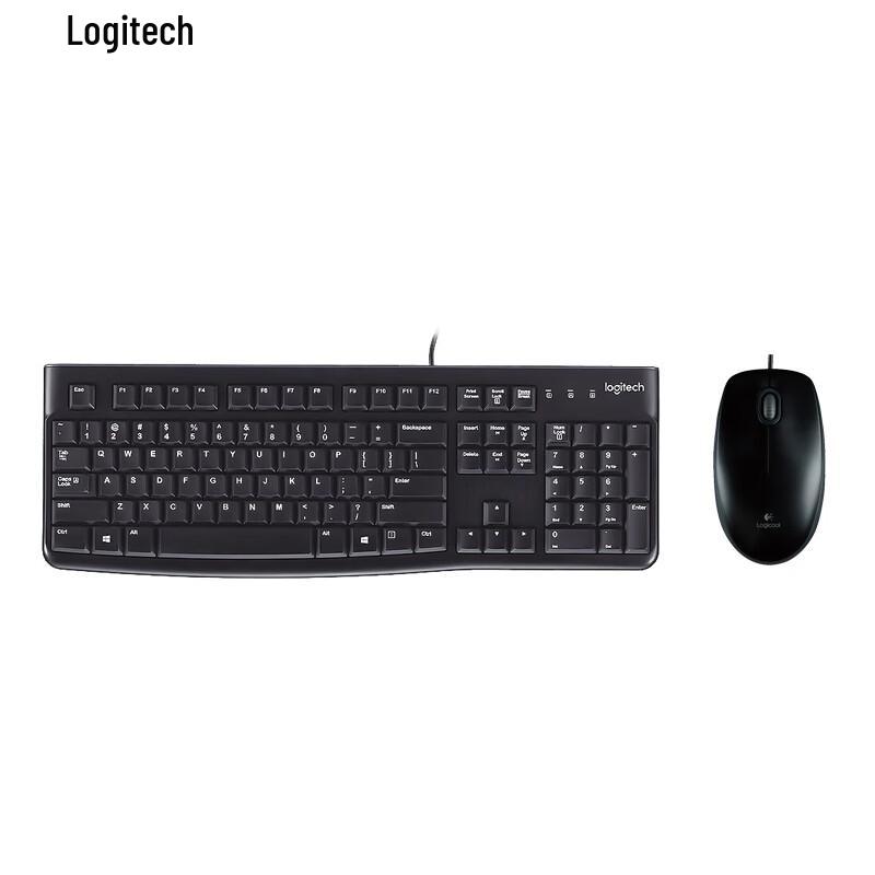 

Logitech K120+M100r Wired Keyboard and Mouse Combo