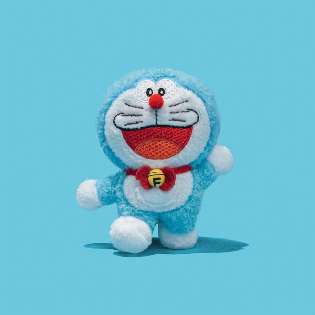 100% Doraemon & Friends Exhibition 100% Friends Atsume Suzu Doraemon Keychain