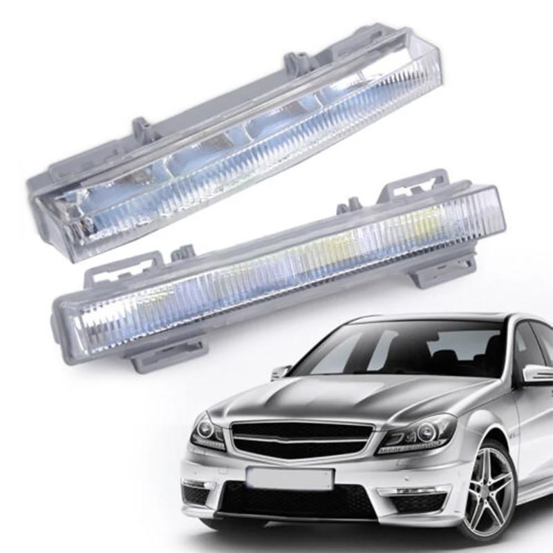 1 paio di luci di marcia diurna anteriori per W166 ML350 ML400 ML500 2012-2015 2049065401 2049065501 Fendinebbia DRL di ricambio