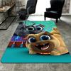 Puppy Pals Anime Cartoon Rug Floor Mat for Living Room or Bedroom Soft and Comfortable Carpet a Gift for Birthday and Holiday.
