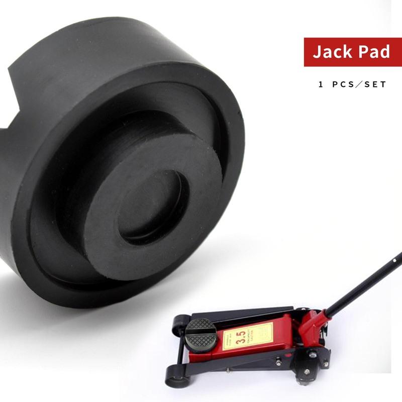 Support de voiture avec coussinets en caoutchouc, cric de levage noir fendu, cadre de support de sol, adaptateur de Rail, cric à ciseaux pour Fiat Peugeot Vauxhall Renault Alfa