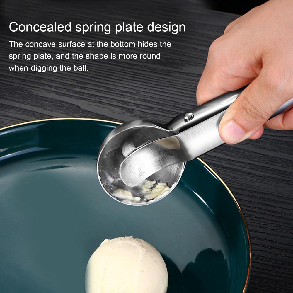 Dishwasher Safe Fruit Ball Scoop Heavy Duty Metal Cutlery Accessory  Frozen Yogurt