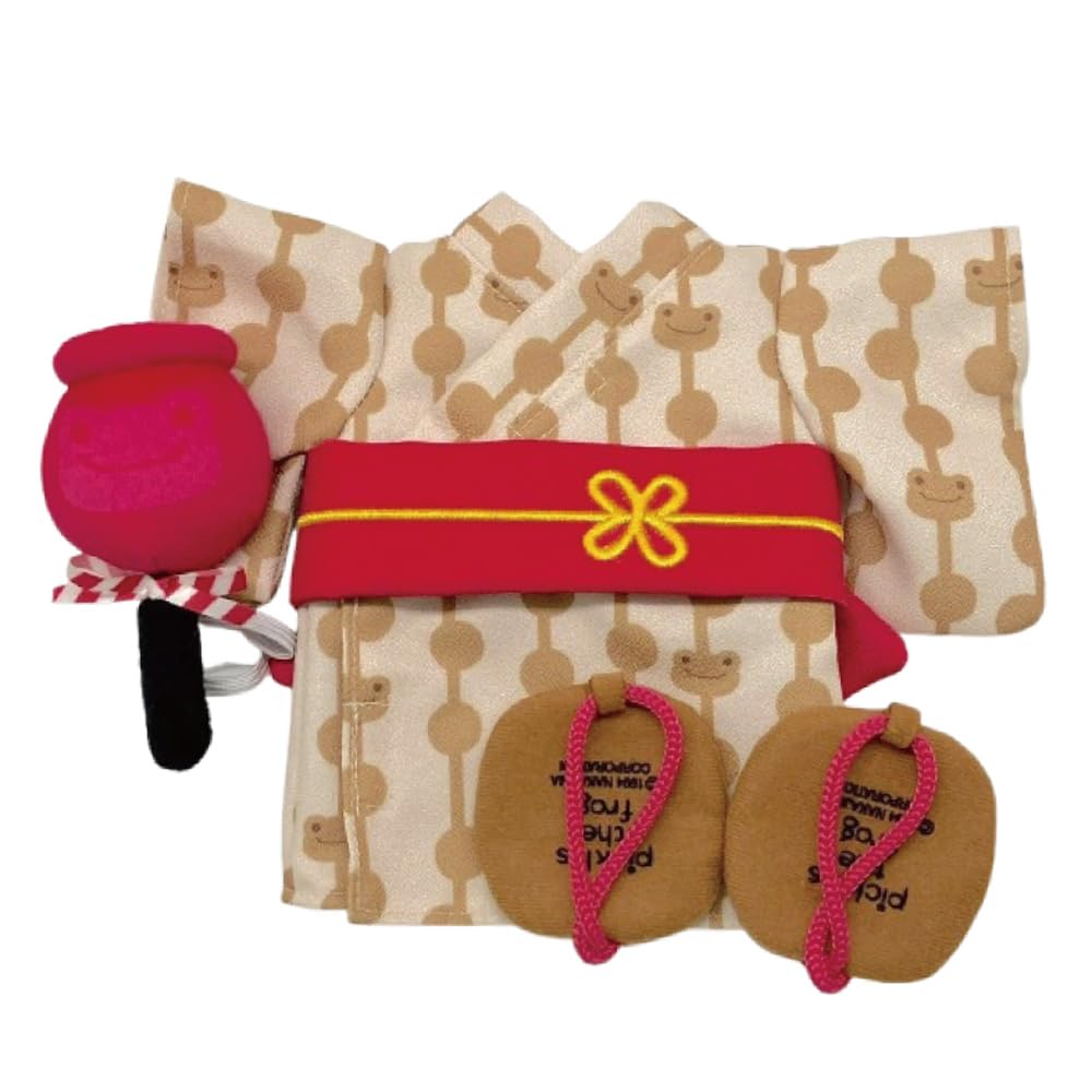 

Nakajima Corporation Лягушонок Пиклз Фестиваль Улыбок Юката Бежевый Костюм В20 х Ш23 х 211156-25 Г4.5см (упаковка)