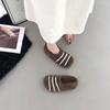 Thick-bottomed fluffy slippers for women to wear autumn and winter new slippers Korean version Korean version