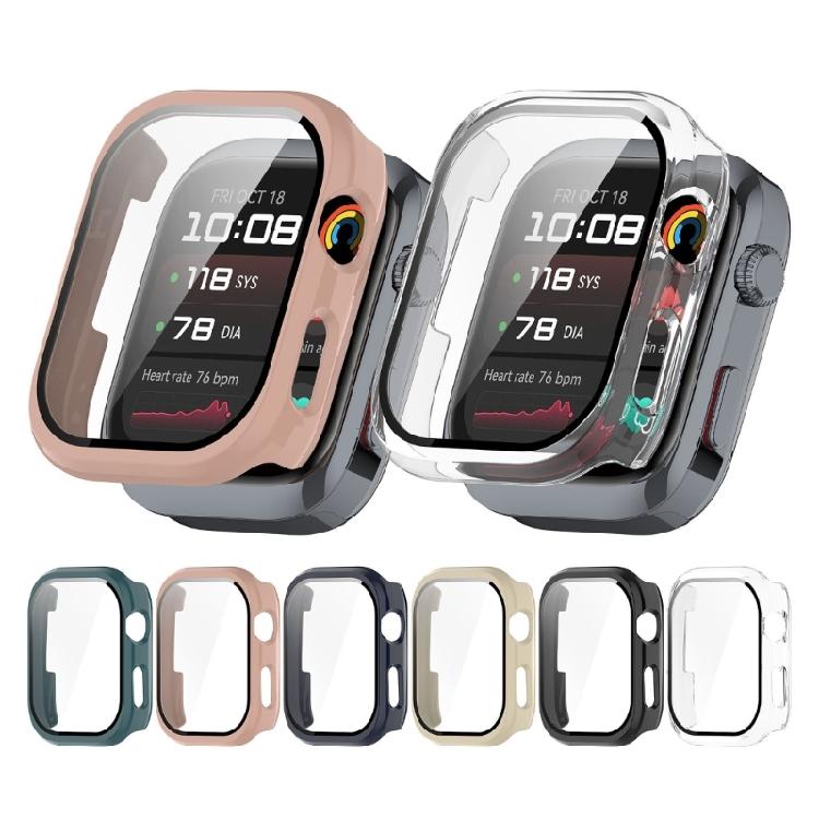 Stylish Smartwatch Frame Housing Glass Film Cover Scratch Proof Case Integrated Screen Protector Shell Shockproof Sleeve