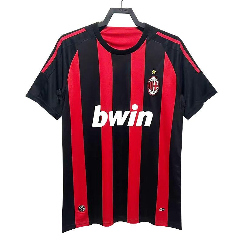 Club retro jersey home and away retro top nostalgic league Champions League version short sleeve Red Devils main Real Madrid
