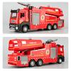 1:32 Scale Water Spray Fire Rescue Toy Pull-Back Function Engineering Vehicle  Children Gifts