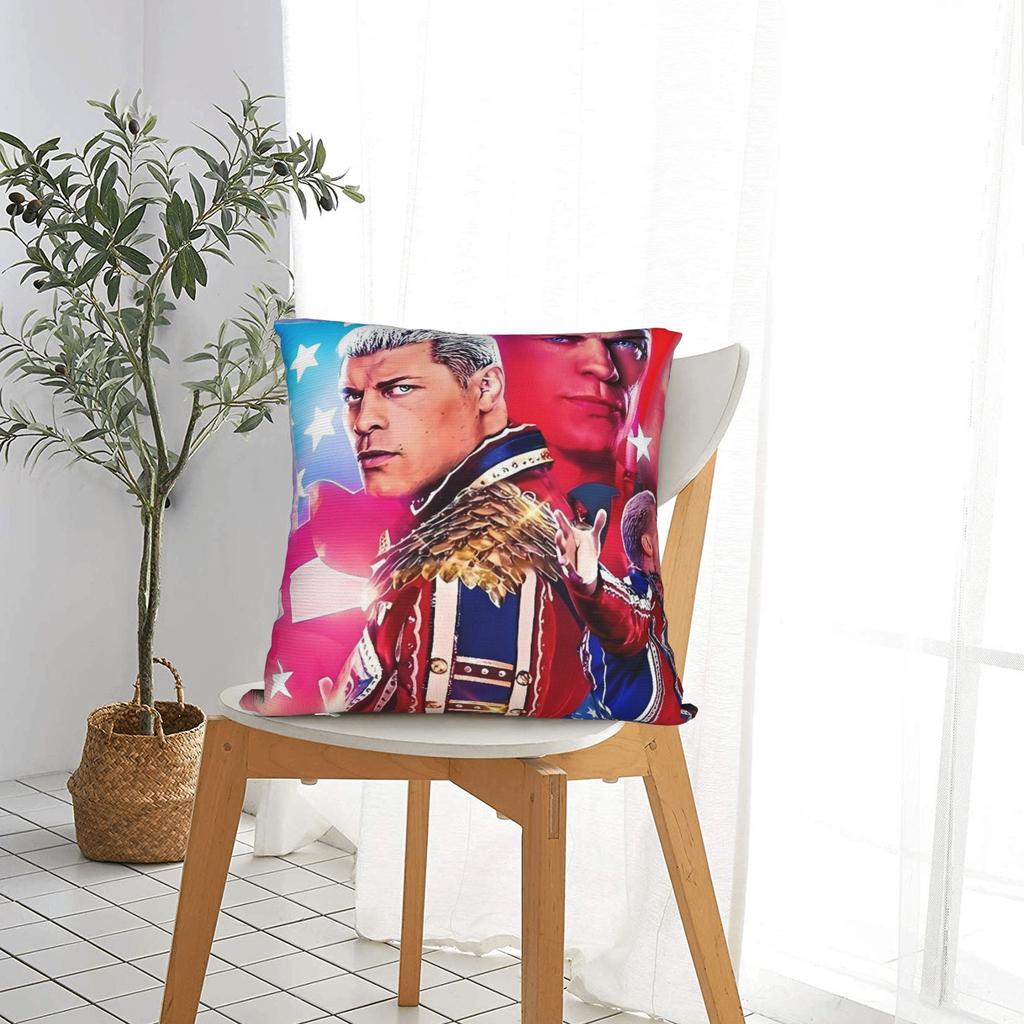 Cody Rhodes Wrestling Pillow Cover Morden Pillow Case For Chair Sofa Home Decor Design Pillowcases Gift
