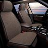 Neue Flachs Auto Sitzbezug Protector Leinen Vorne Hinten Zurück Kissen Schutz Pad Matte Rückenlehne für Auto Innen Lkw SUV