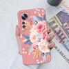 Case For Xiaomi 12 Pro Lite Ultra Cute Flower Astronaut Soft Liquid Silicone Anti Drop Phone Back Cover For Xiaomi12 Funda Capa