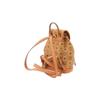 MCM Aren 24K Gold Plated Metal Accessories Letter Combination Print Coated Canvas And Spanish Calfskin Backpack Mini Unisex Backpack MWKDSTA02CO001