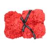 21cm Flower Bear Red Rose Shaped Bear Romantic Valentine"s Day Artificial Flower Bear for Wedding
