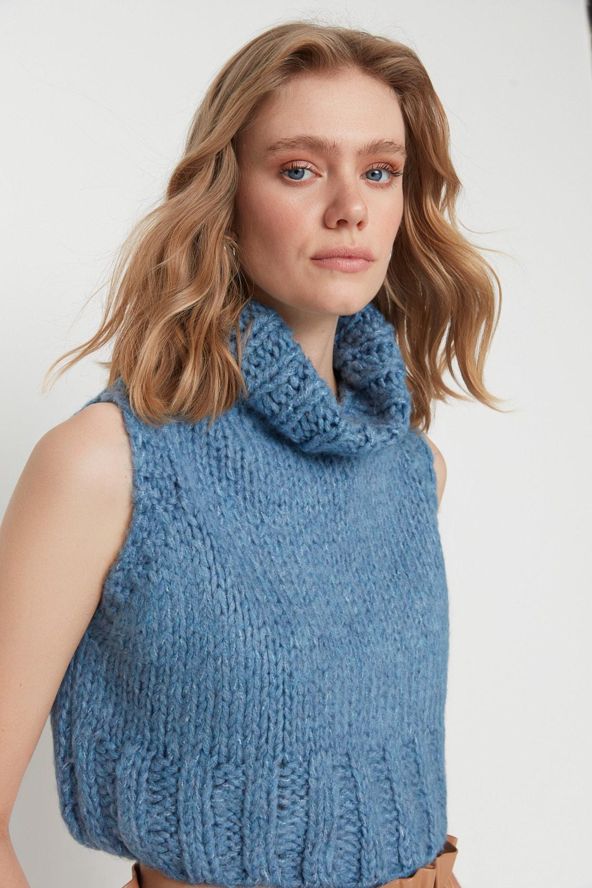 

Трикотажный свитер Stone с круглым вырезом TWOAW22BZ0058..