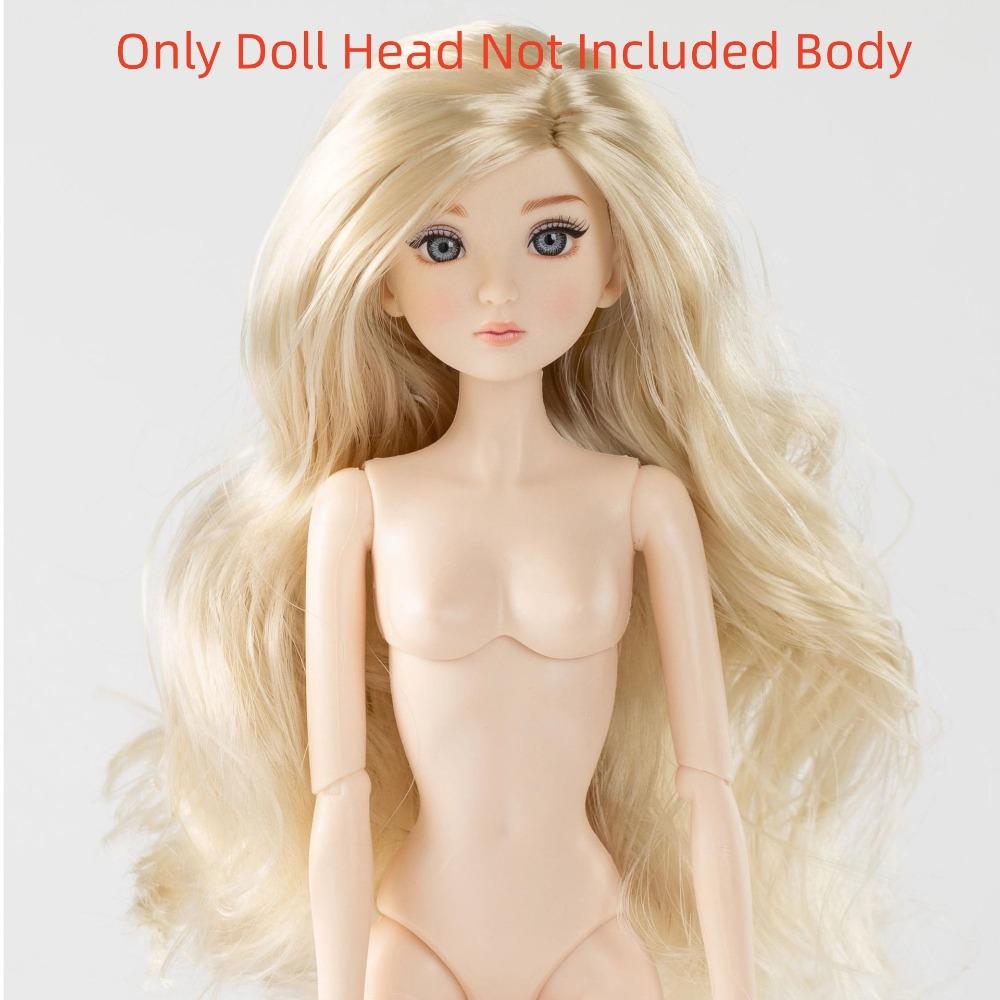 Joint Movable Supermodel Doll Body Curly Hair Doll Body Realistic Make-up Doll Head Play House