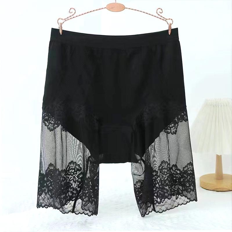 Plus Size Women's Safety Pants Anti-exposure Underwear Can Be Worn Outside Thin Anti-wear Leg Five-point Underwear Close-fitting Zero-restraint