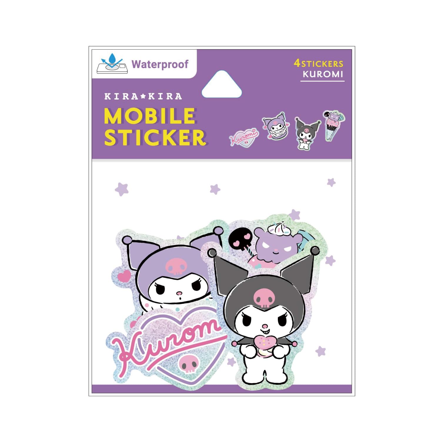 Gourmandies Sanrio Персонажи Мобильная Наклейка Kuromi SANG-390KU