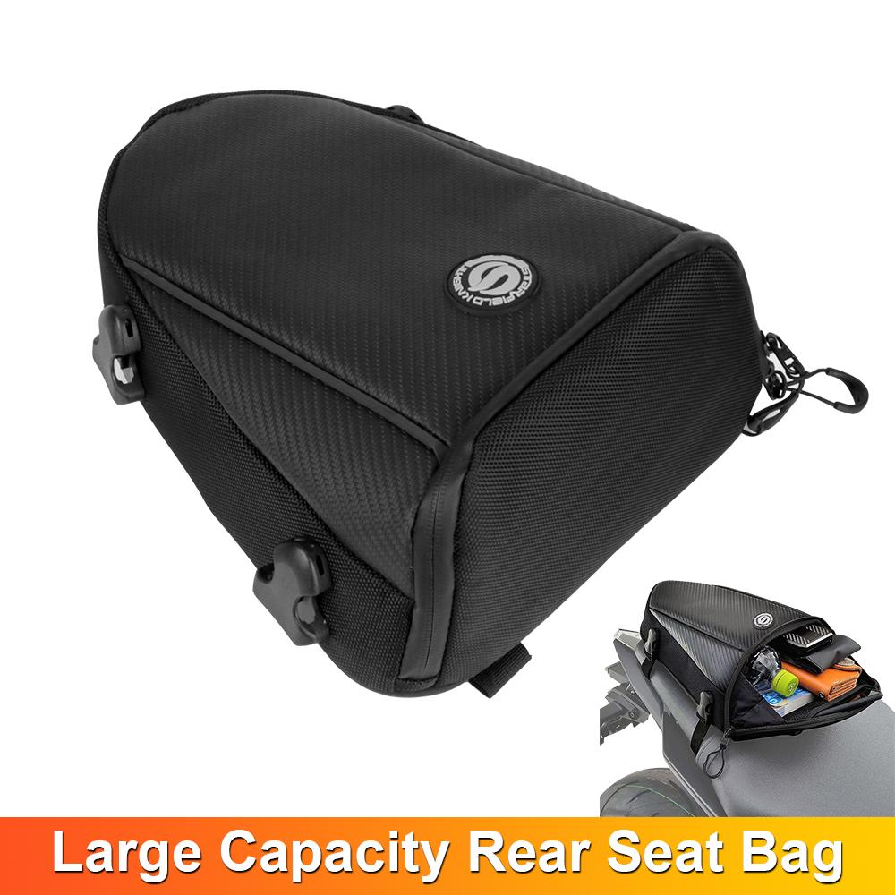 Motorcycle Saddlebag Tail Bags Storage Shoulder Bag Waterproof With Strap Set Rear Seat Backpack Large Capacity Moto AccessoriesGood product