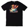 T-Shirt Niedlicher Babydrachen Motiv Baumwolle