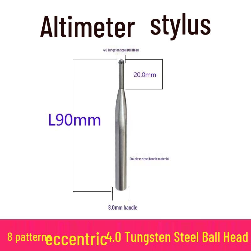 TESA Height Gauge Eccentric Tungsten Steel Ball Tip Probe