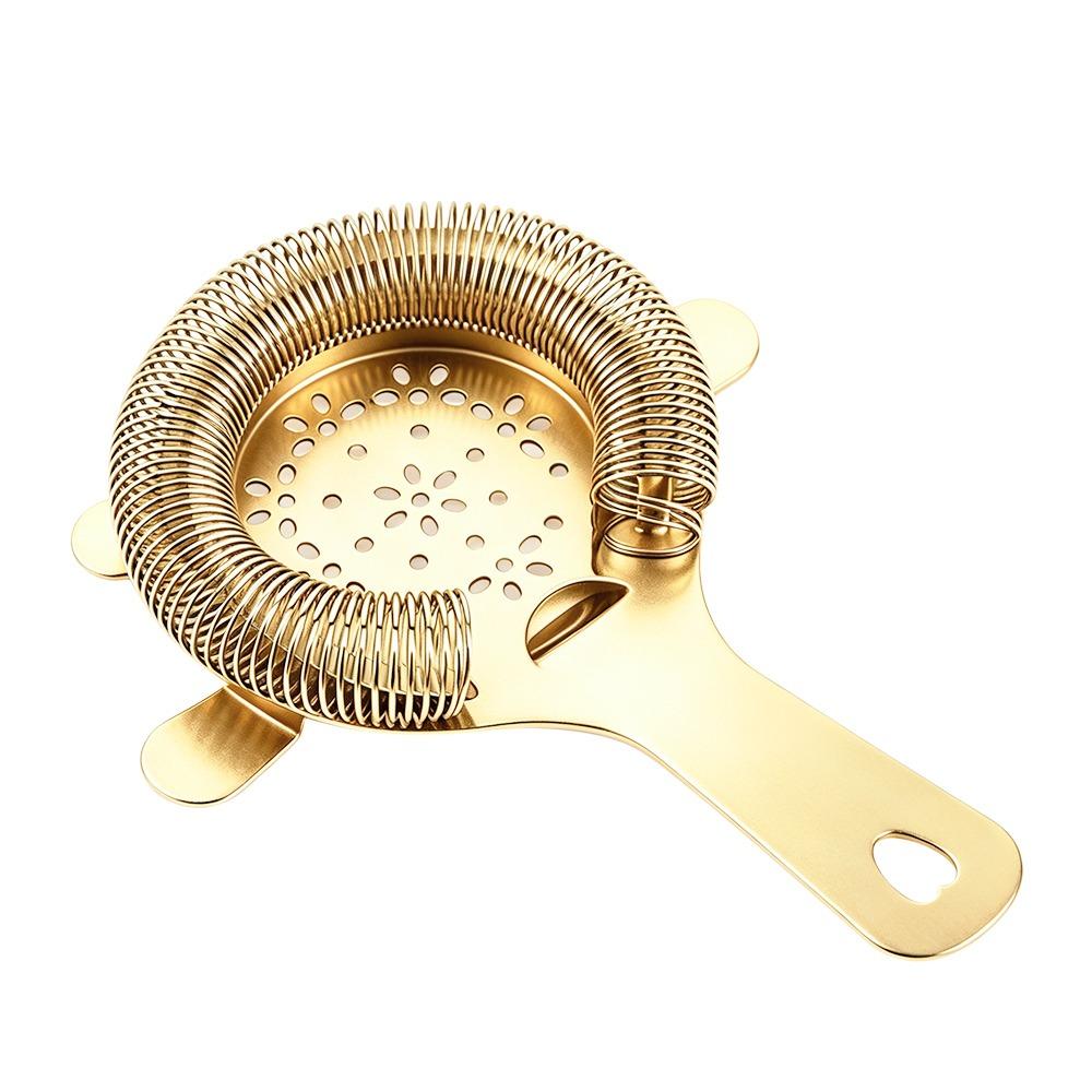 Stainless Steel Bar Strainer Mirror Polished Bartender Ice Filter Elegant Cocktail Strainer  Home