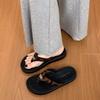 Island Holiday~ Thick-bottomed flip-flops Korean version of casual versatile slippers 2025 summer new sandals