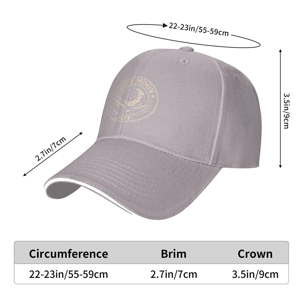 Spring Casual Baseball Cap Copy Moon Joy Hiking Fishing Trucker Hat For Female Male Sun Visor  Trendy Baseball Caps