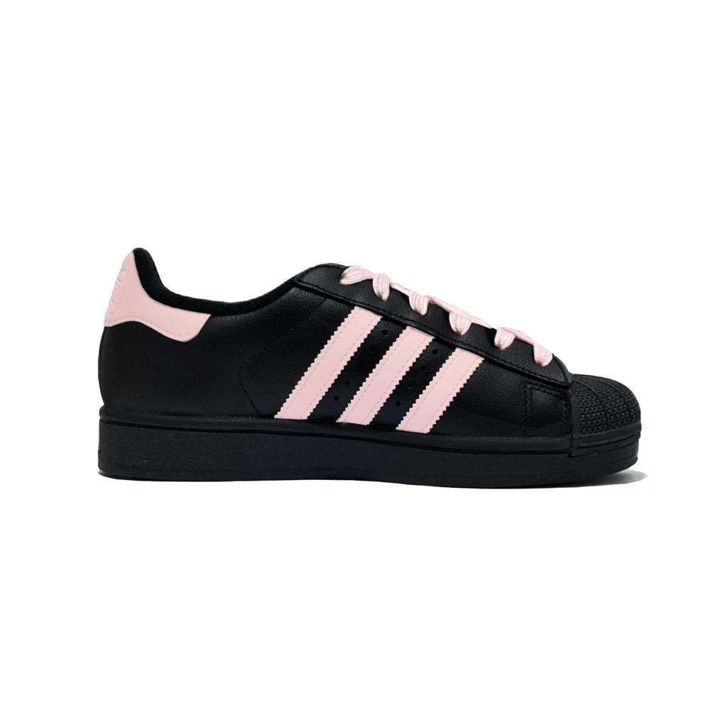 adidas Originals Superstar 2 Puppy Fragment Low Top Skateboard Shoes Unisex Black Pink JI0079(Team85-)