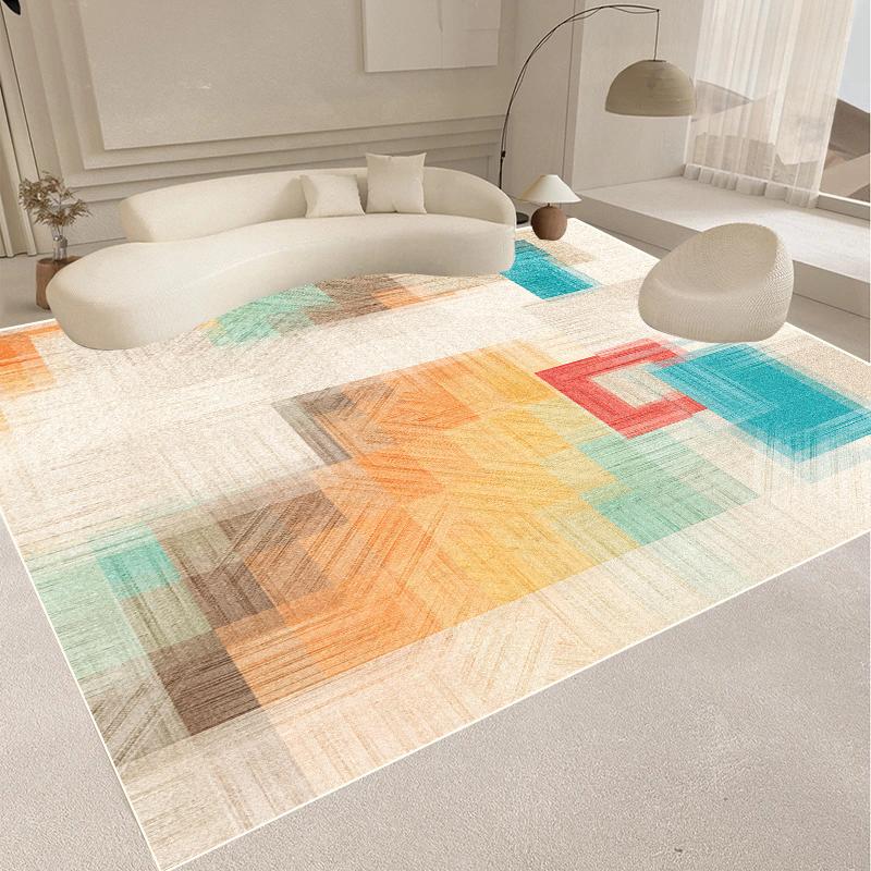 Modern Simple Carpets for Living Room Abstract Decoration Large Carpet Children Bedroom Non-slip Rug Washable Coffee Tables Mat
