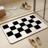Bathroom Mats Cream Wind Diatom Mud Absorbent Pad Bathroom Entrance Mat Bathroom Toilet Quick-Drying Non Slip Carpet