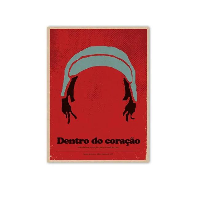 Minimalist Posters by Great Brazilian Artists Classics Brazilian Popular Music Canvas Painting Wall Art Singer Picitures Prints
