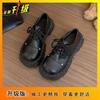 Fashion Retro Platform Small Leather Shoes Women's Autumn and Winter 2025 New Small Man Height Increase British Style Women's Single Shoes