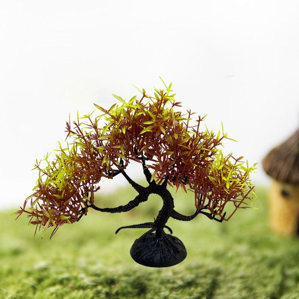 Plastik-Wassergras Simulierte Pflanze Heimdekoration Künstlicher Kiefernbaum Aquarien-Landschaftsgestaltung