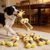 Pluche Giraffe Hond Kauwspeeltje Verlichting Piepend Giraf Verveling Stress Pluche Kleine Middelgrote Grote Hond Tandjes Krijgen