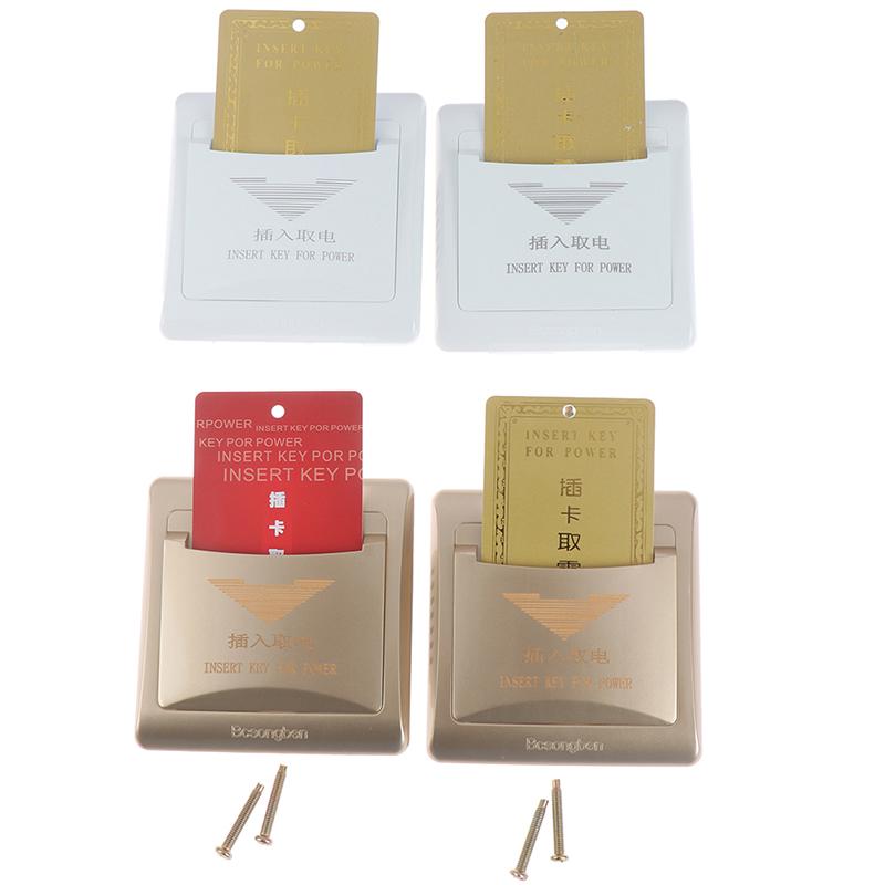 For Hotels Motels Luxury Guest Room Energy Saving Wall Switch Key Card Holder