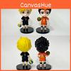 Haikyuu Volleyball Boy Pvc Figure Set With 8 Collectible Miniatures For Fans And Display