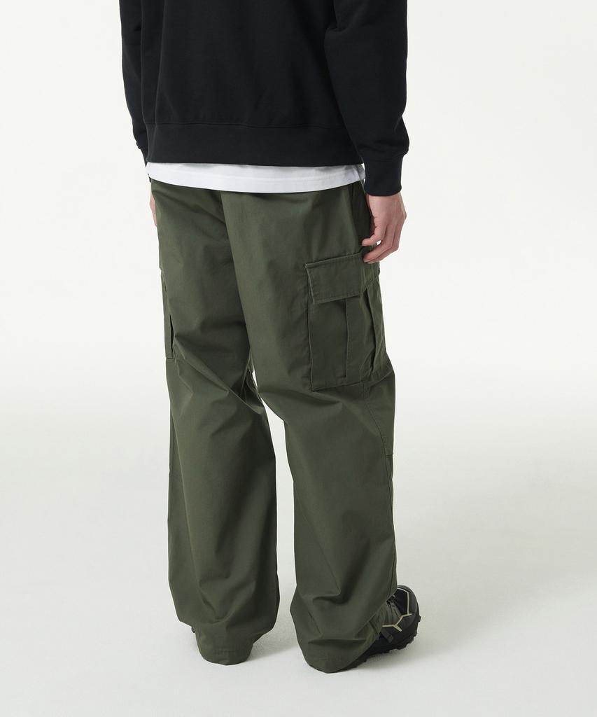 Musinsa Standard Ripstop Parachute Cargo Pants [Sage Green]