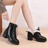 Fashion AIYUQI Winter Shoes Boots Women 2025 New Genuine Leather Women Booties Wool Non-slip British Style Ankle Boots Women