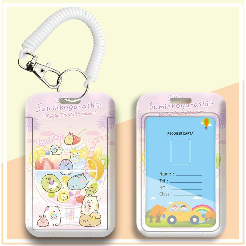 Cartoon Campus Student ID & Badge Holder Lanyard