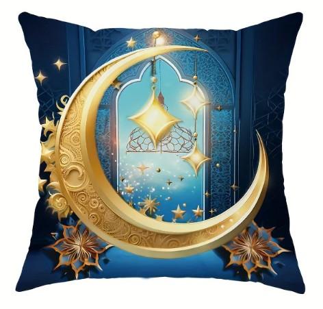 Multi-size Islamic Art Pattern Design Printed Pillowcase Eid Mubarak Decoration Cushion Pillow Case High Quality Home Ornaments