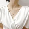 Trendy Zircon Clavicle Necklace for Girls: Stylish Japanese Korean American-European Fashion