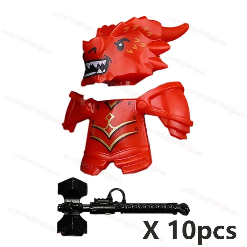 048 047 Undead Dragon Knight Bricks Anime Dragon Knights Building Blocks DIY Action Figure Collection Model Decor Doll Toy Gift
