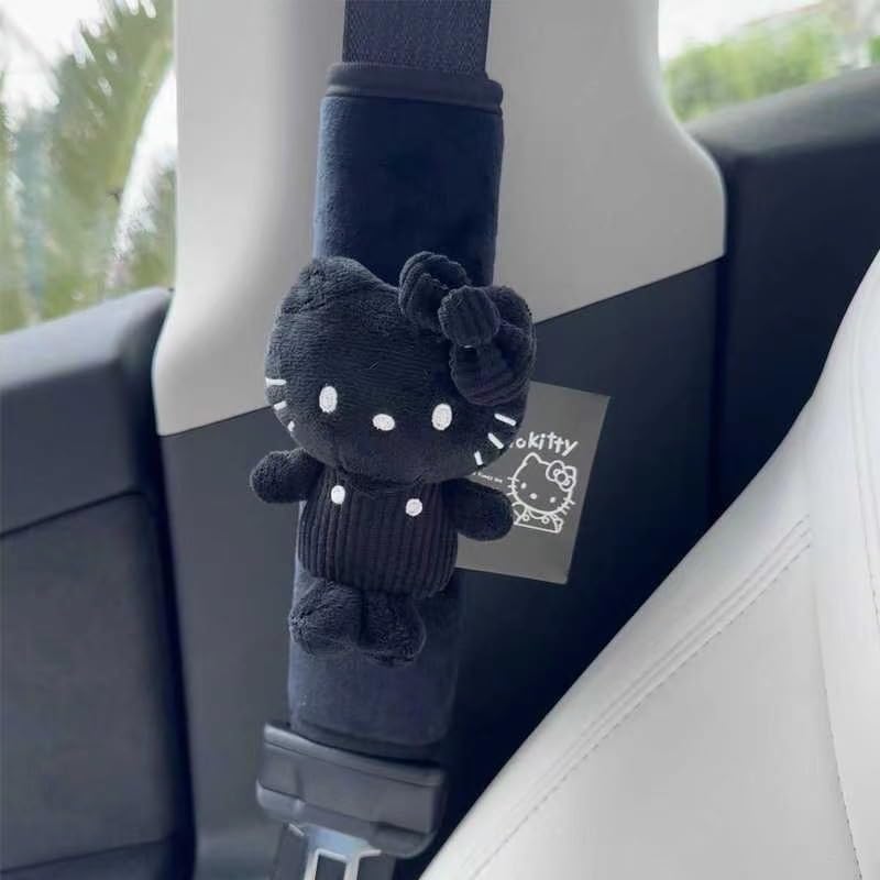 Hello Kitty Seat Belt Cover, Shoulder Pad, Cute, Car Supplies, Soft, Comfortable, Protects Your