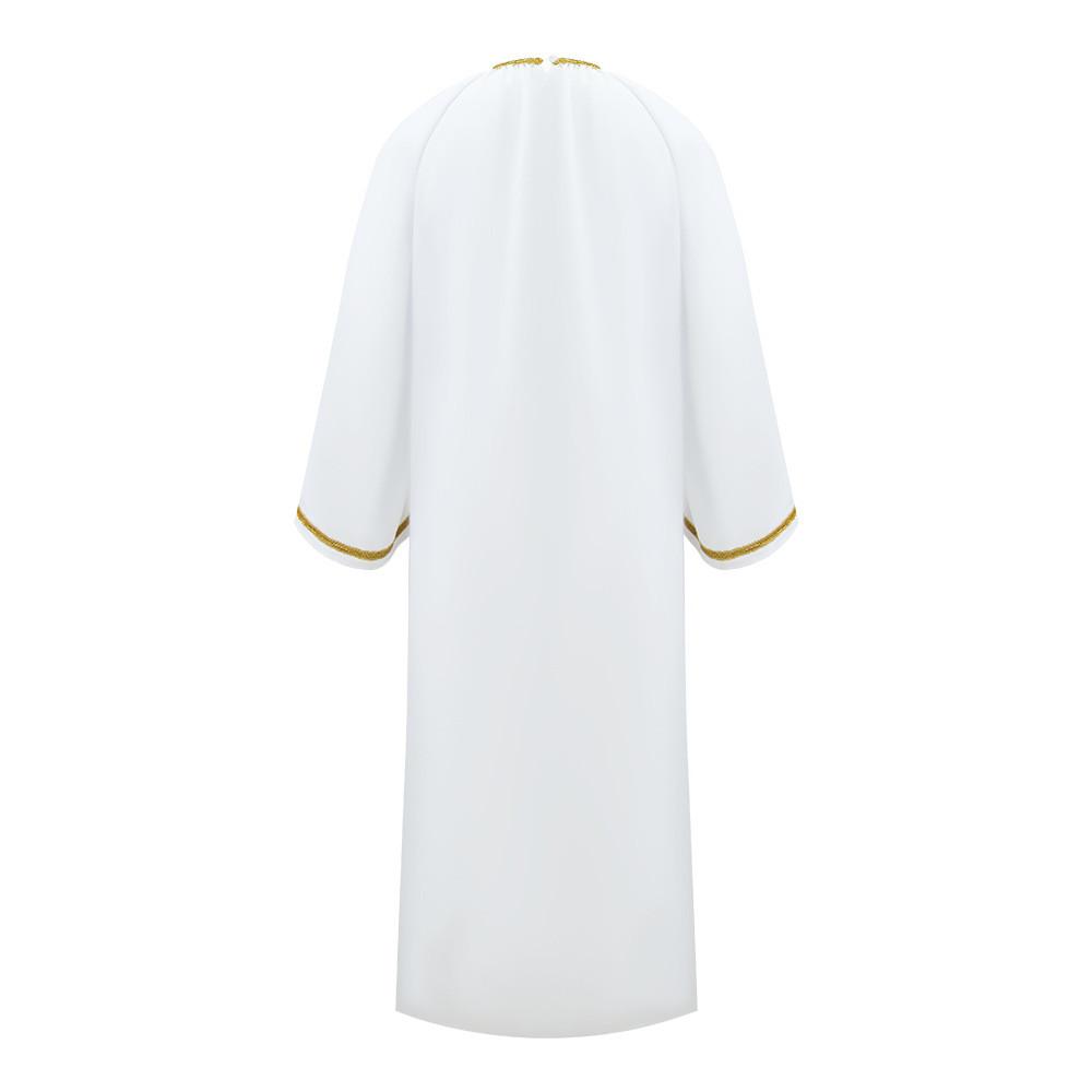 Good Omens Aziraphale Costume With Clergy Robe For Halloween Cosplay And Stage Performance