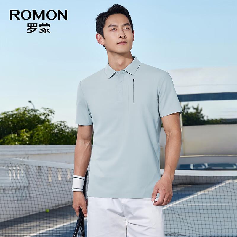 

Мужская антибактериальная рубашка-поло Romon из ледяного шелка 7A 170