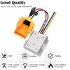 240W 20A DIY Buck Converter Regulator For Dewalt 20V Li-Ion Battery Buck Converter DC 18V To DC 12V Adapter With Switch 30A Fuse