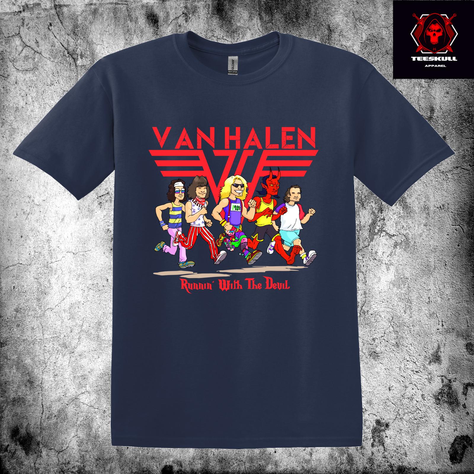 26 Van Halen Runnin With The Devil Rock Band Heavy Cotton Unisex T-SHIRT S-3XL Unisex T-Shirt M