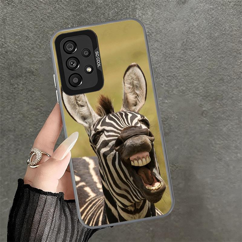 Funny Donkey Animal Shockproof Phone Case for Samsung A17 A16 A15 A14 A37 A57 A36 A56 A26 A35 A55 A25 A34 A54 A24 A13 A23 A33 A5
