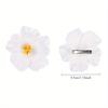 5Pcs Hawaiian Flower Hair Clip Summer Beach Birthday Party Wedding Decoration Artificial Egg Flowers Hairpin Accessories Women's Hair Accessories