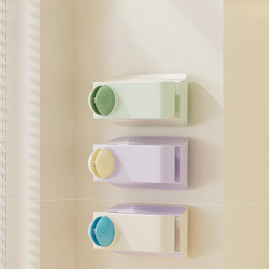 Yousheng Knife Holder with Built-in Sharpener 2-in-1 Wall-Mounted Adhesive Knife Rack Kitchen Cook Knife Holder for Storage And Sharpening