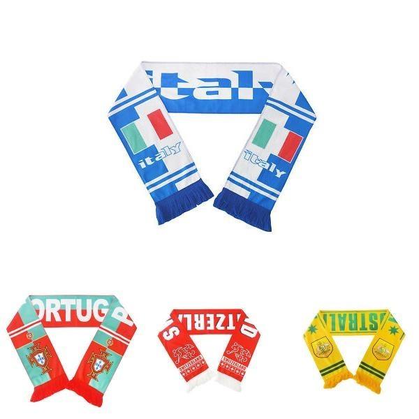 European Cup Soccer Scarf With Quickdry Cotton Fabric For Fans And Collectors